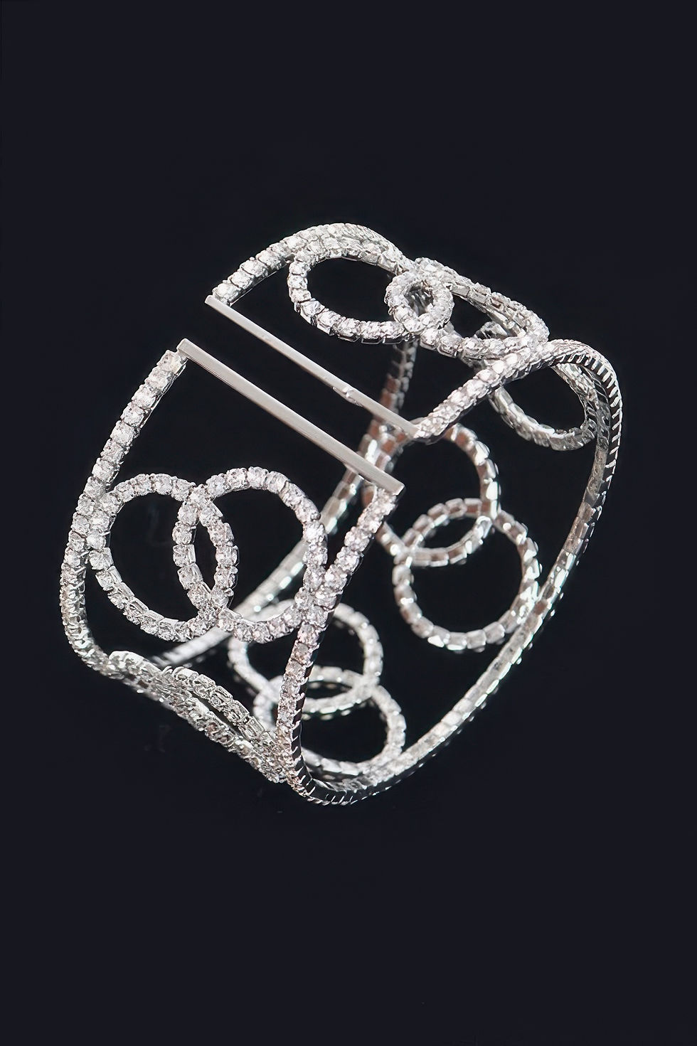 Thumbnail: Wrap Rhinestone Bangle