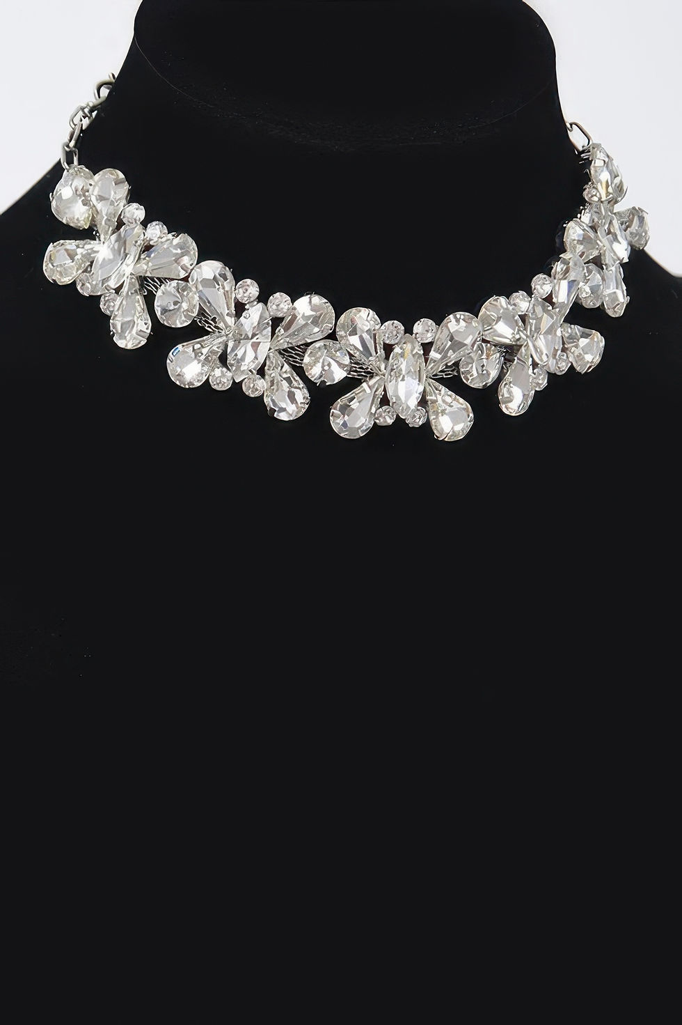 Thumbnail: Ab Stone Earring And Necklace Set
