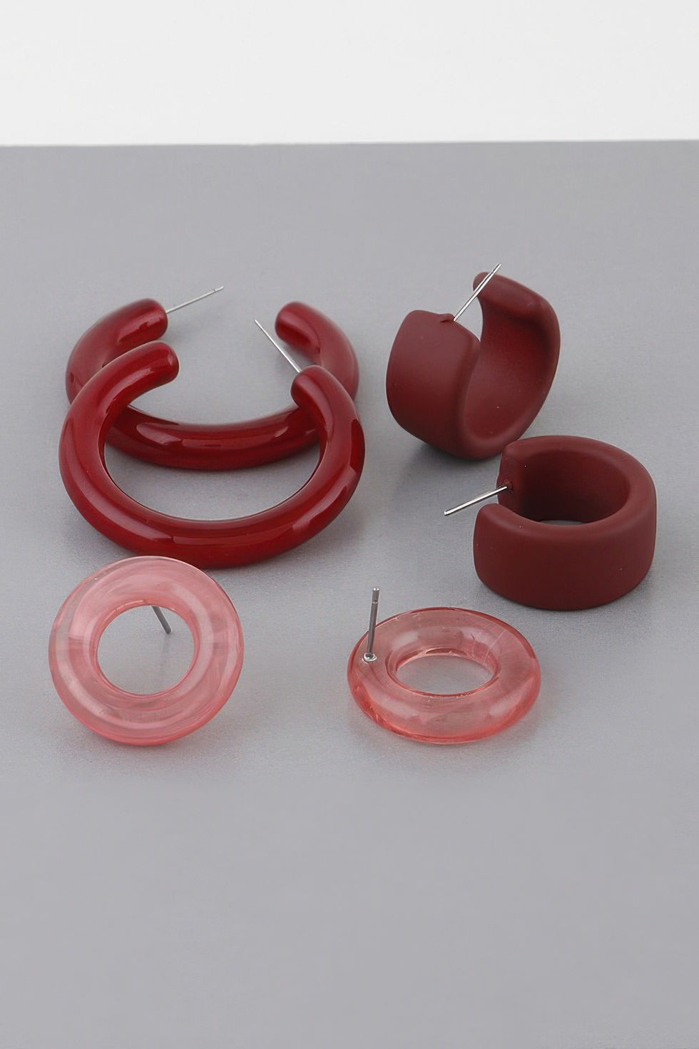 Thumbnail: Multi Hoop Earrings Set