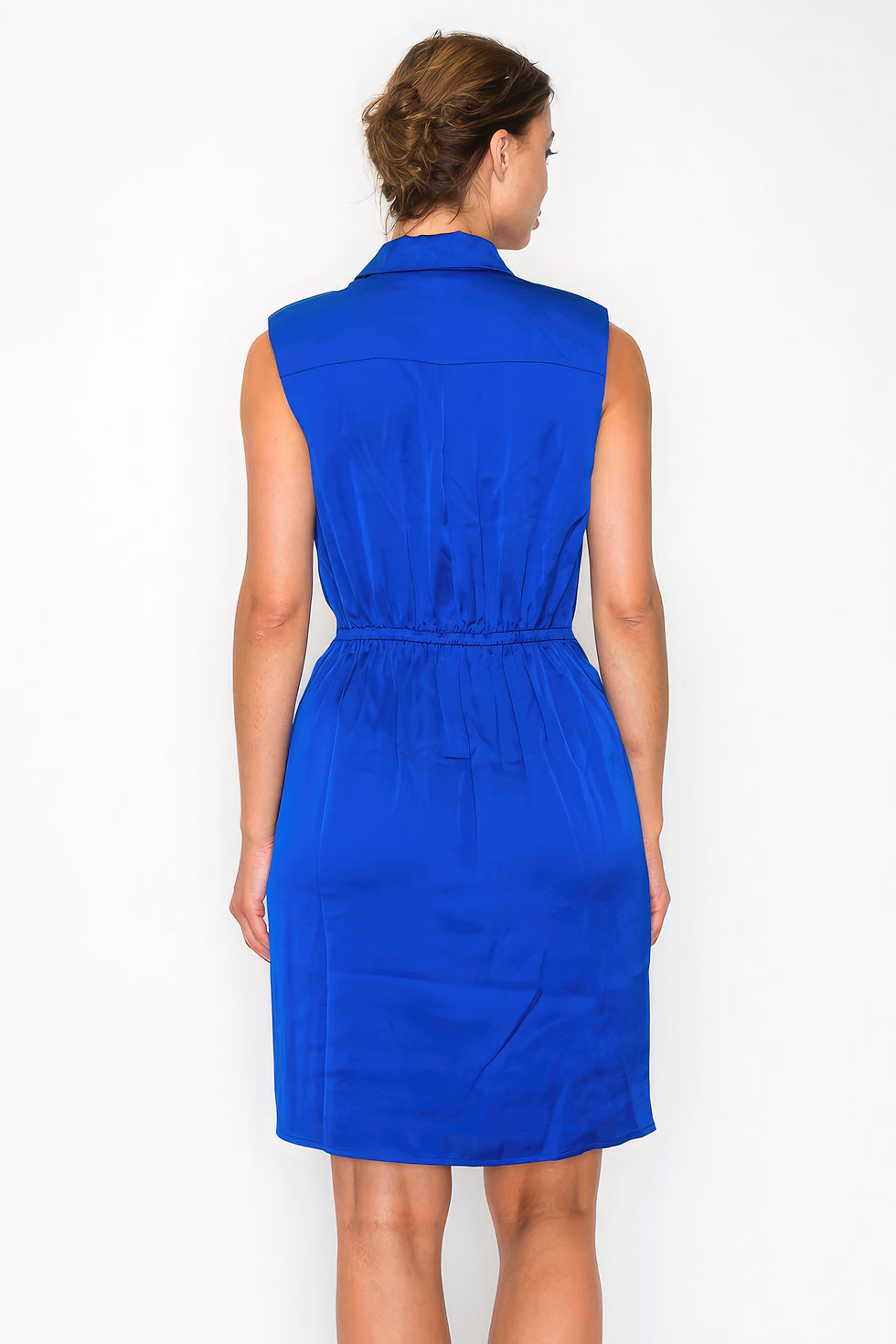 Thumbnail: Button-down Pleated Shirt Dress