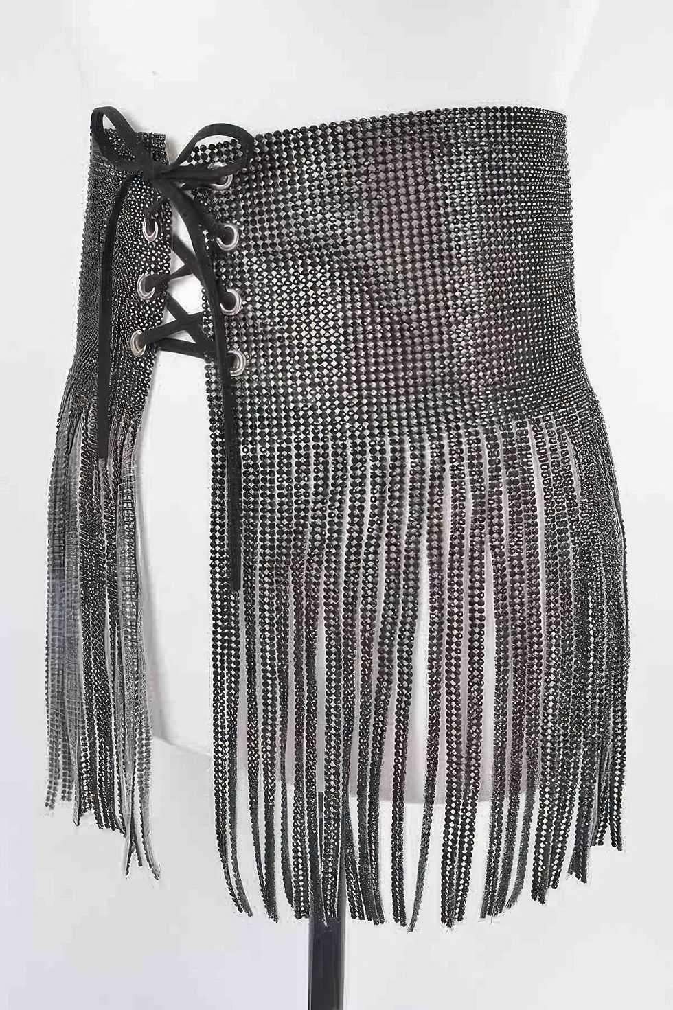 Thumbnail: Rhinestone Fringe Belt