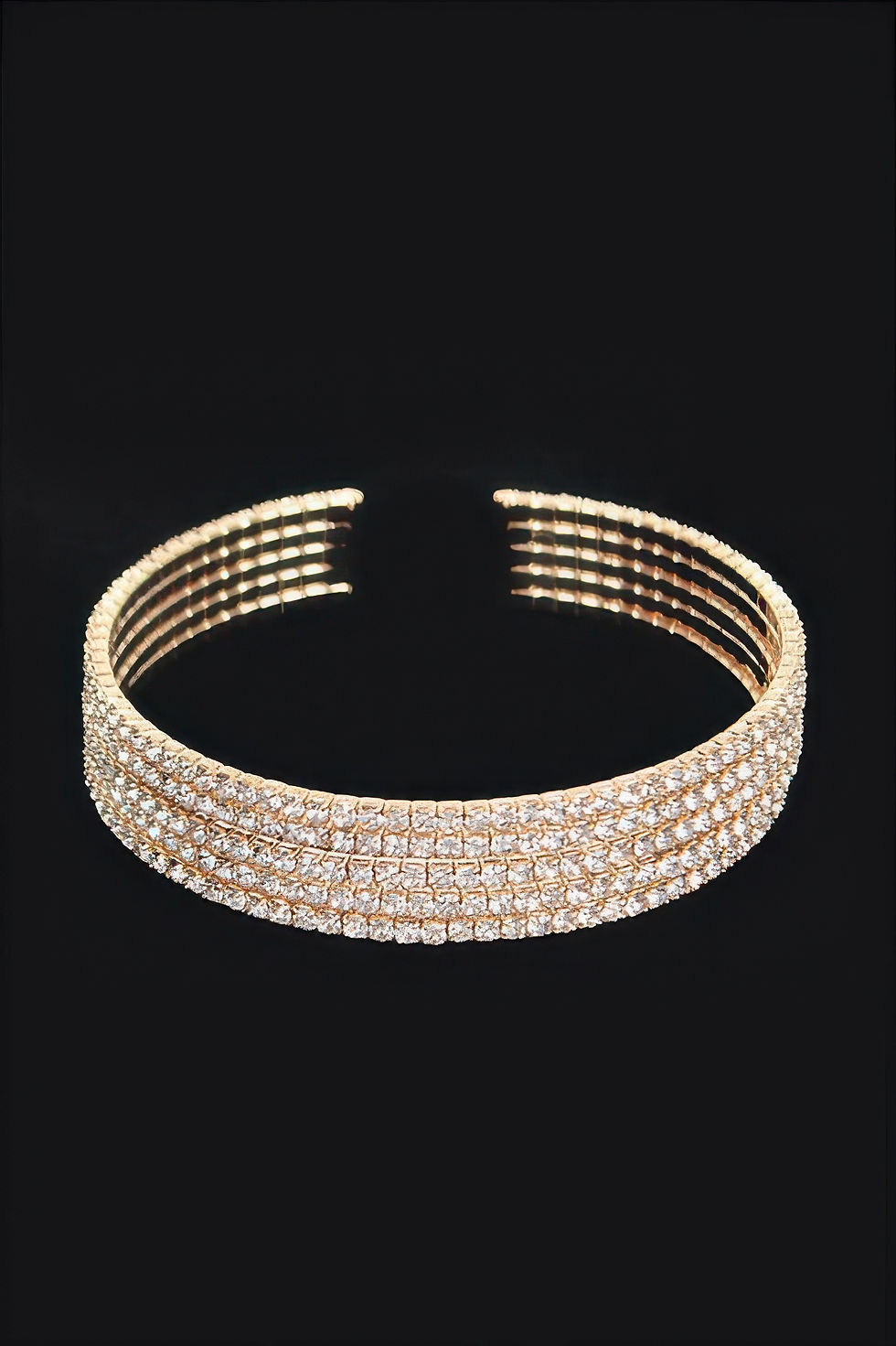 Thumbnail: Wrap Rhinestone Bangle