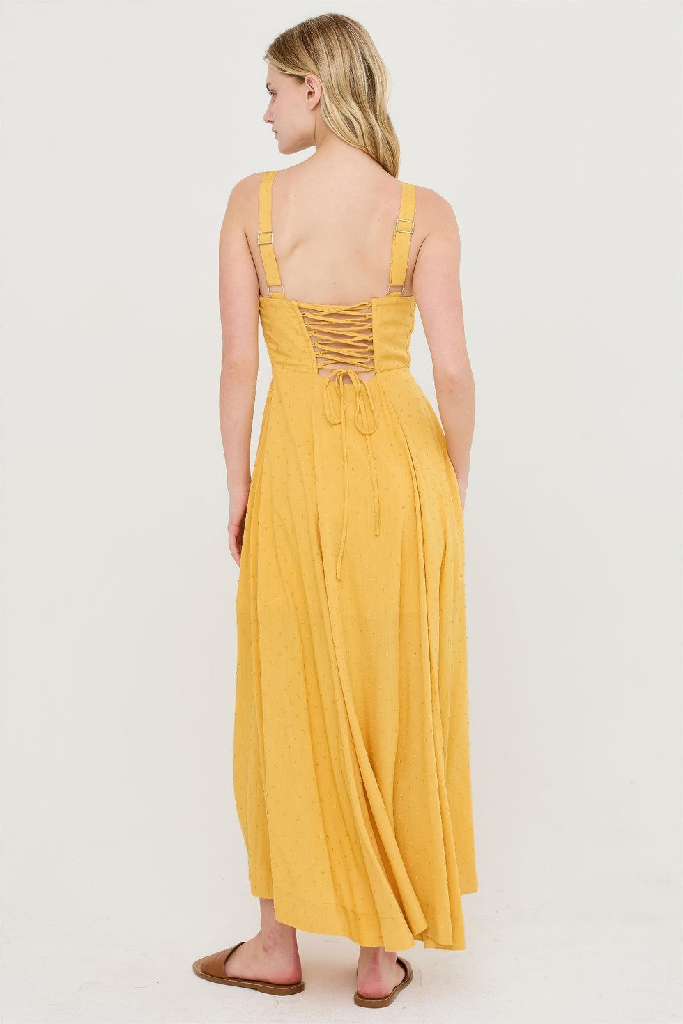 Thumbnail: Boned Tie-back Dress