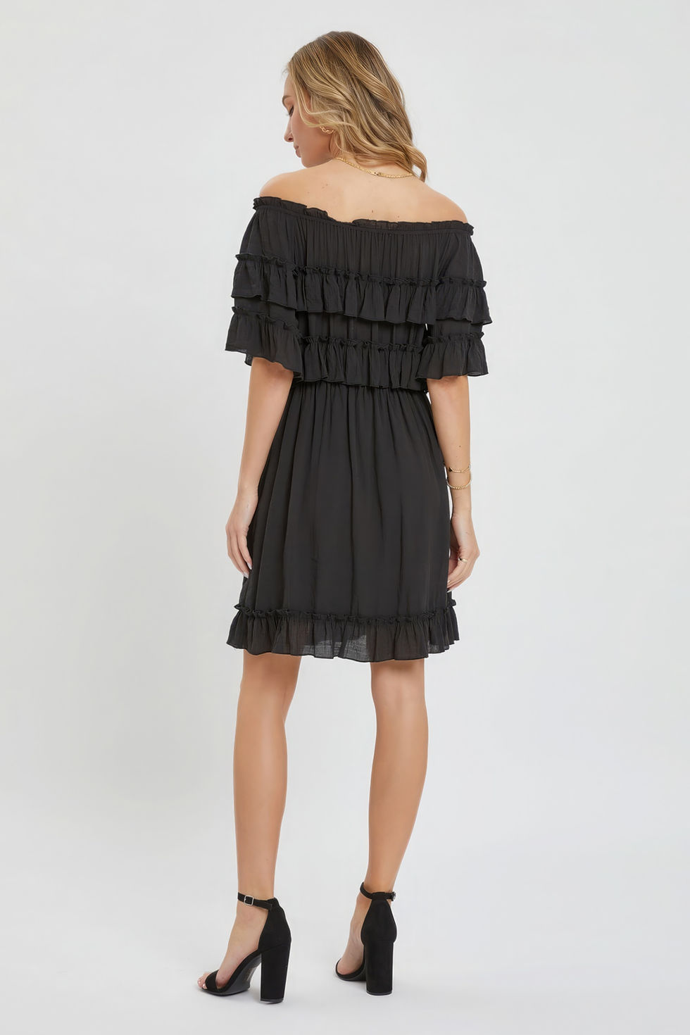 Thumbnail: Off Shoulder Ruffle Dress