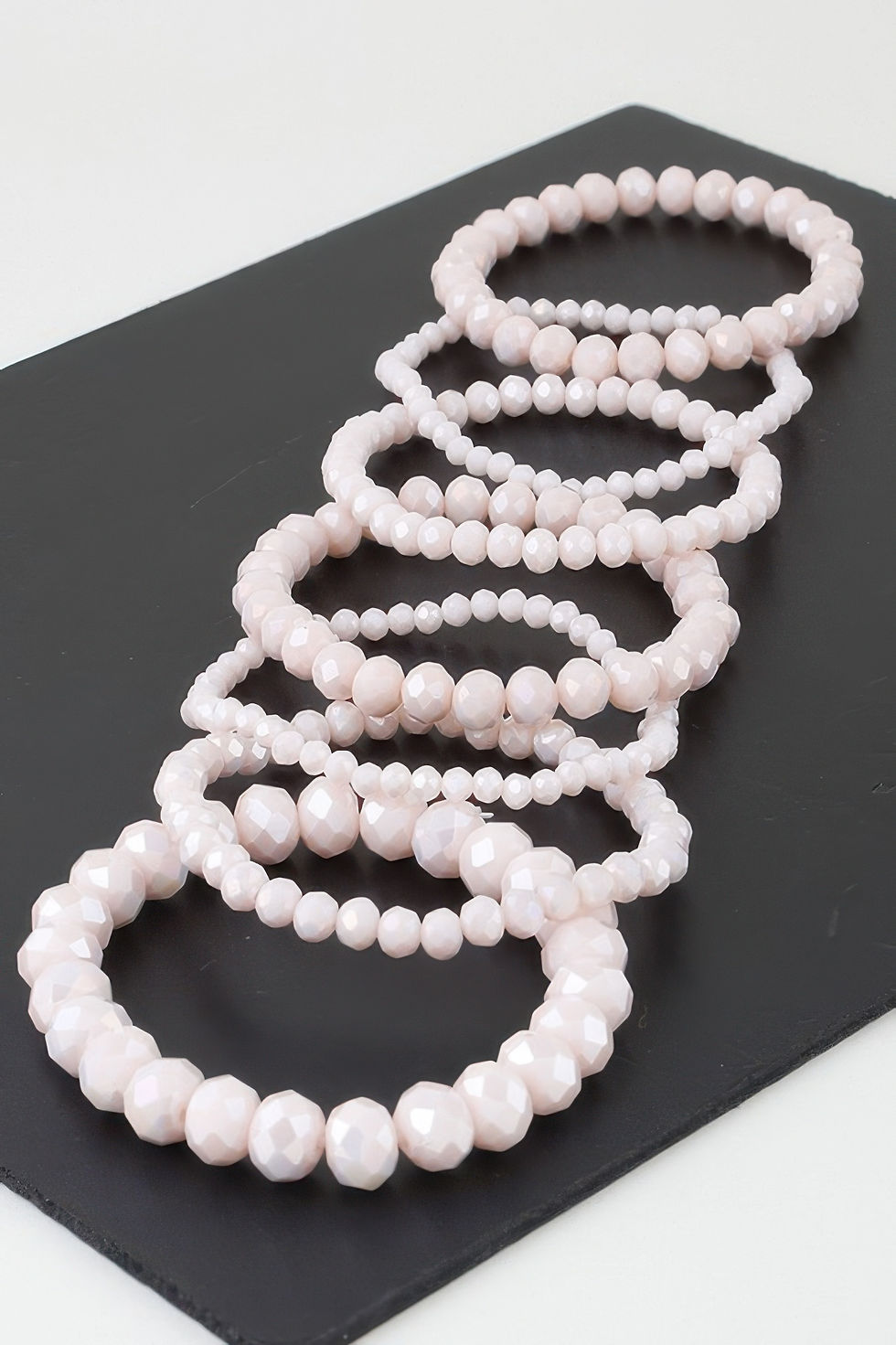 Thumbnail: Multi Crystal Beaded Bracelet