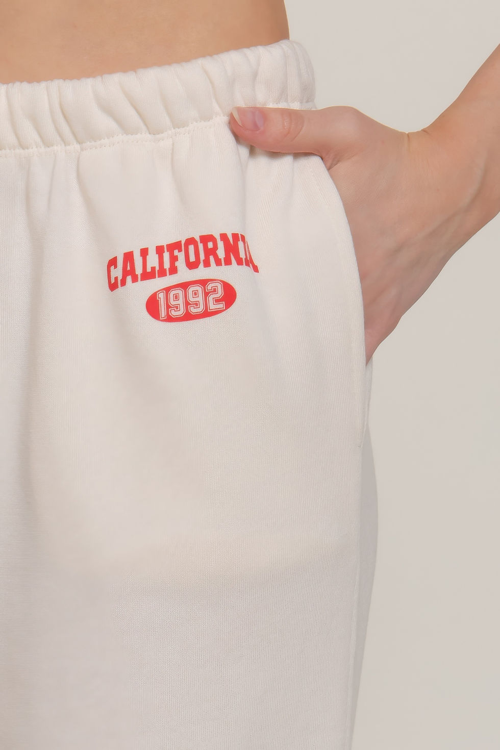 Thumbnail: Waistband Print Detail Sweatpants    