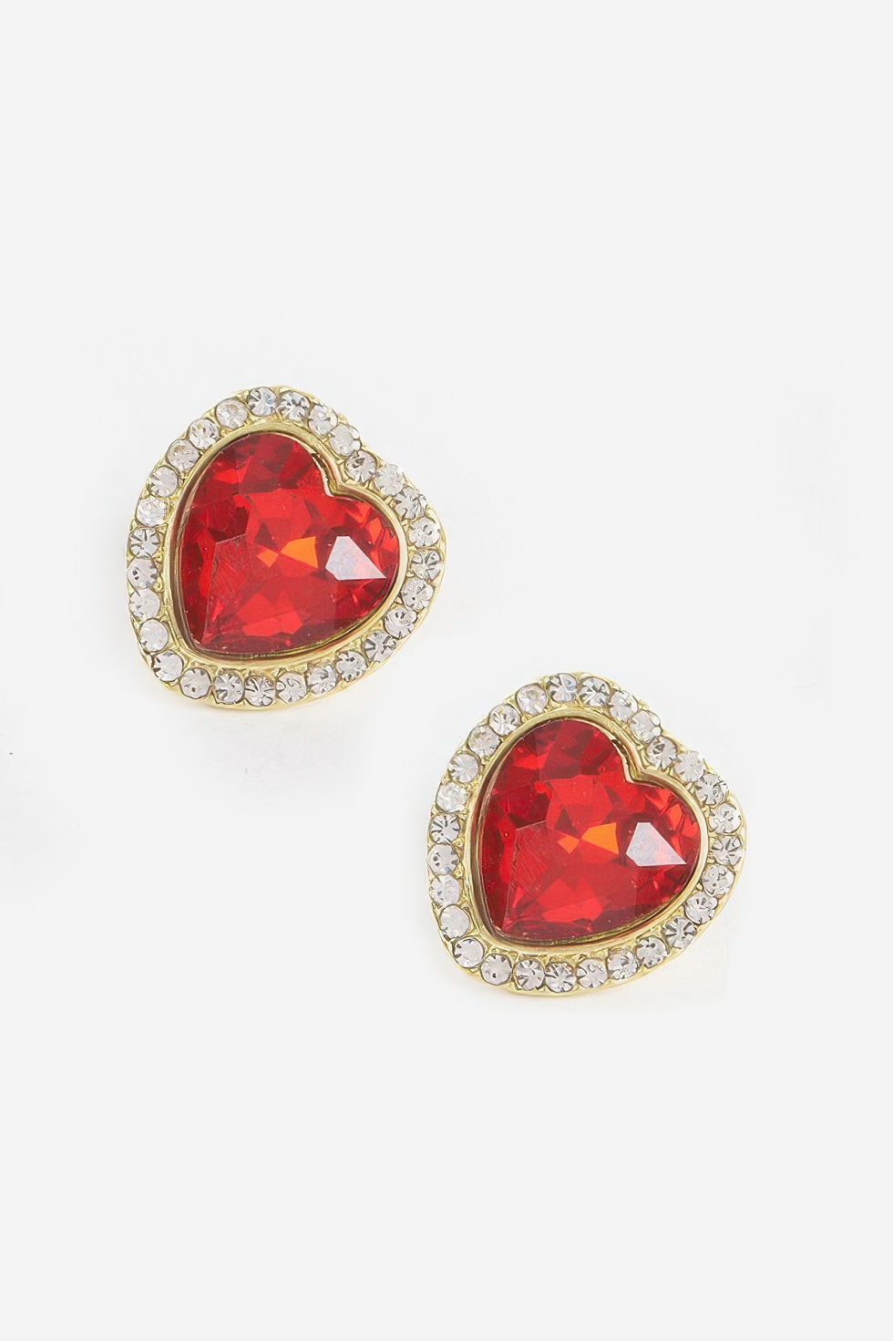Thumbnail: Heart Shape Stone Earring