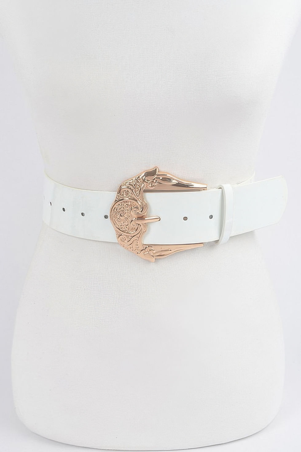 Thumbnail: Metal Buckle Enamel Belt