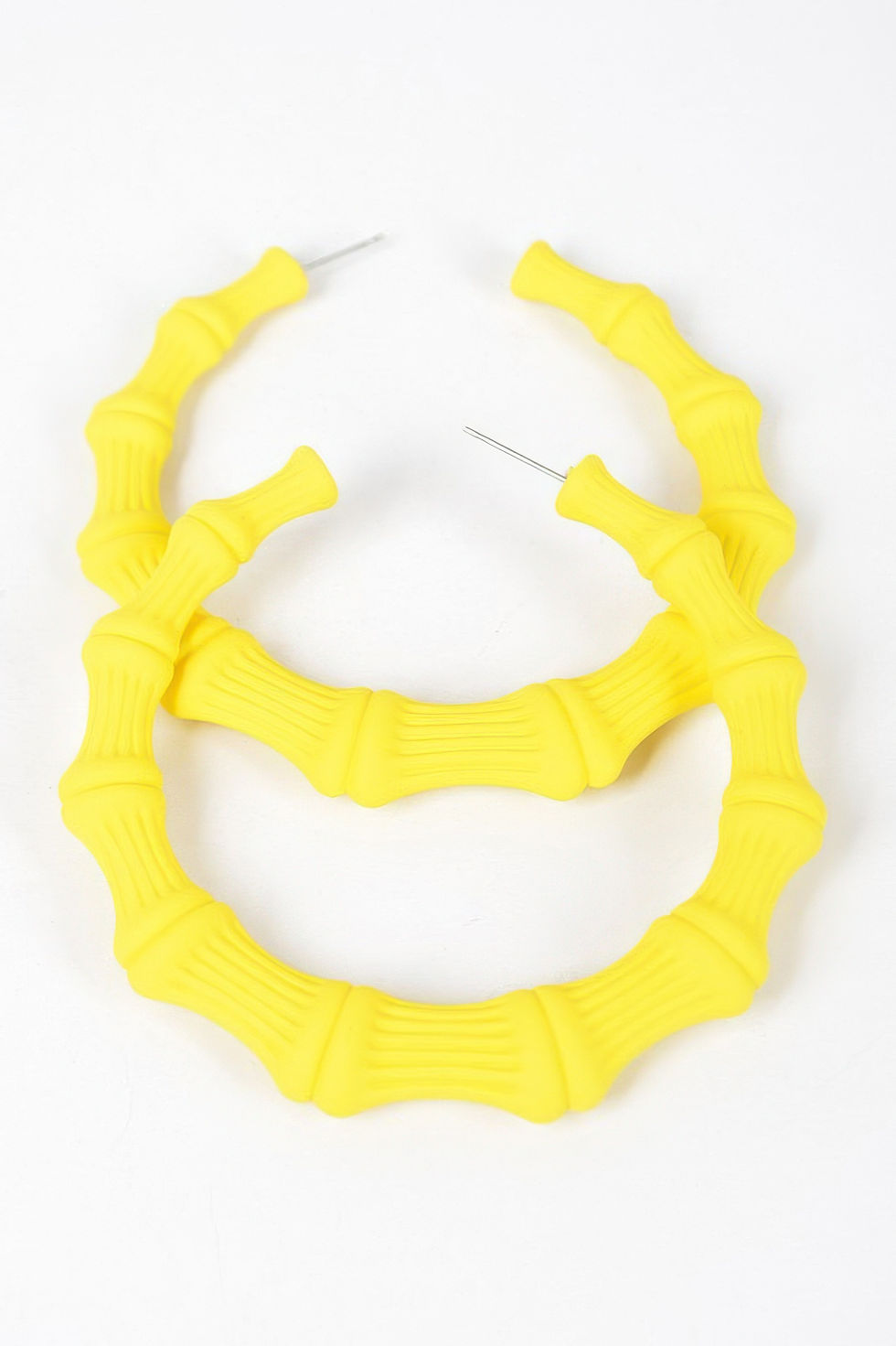 Thumbnail: Color Paint Bamboo Shape Earring