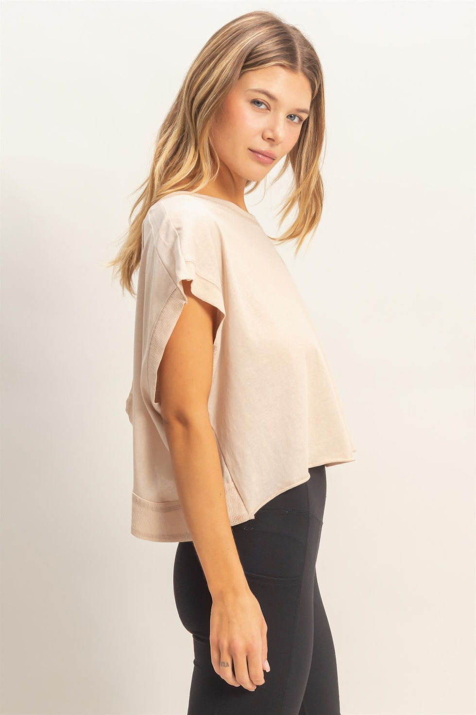 Thumbnail: Boxy Crew Neck Top
