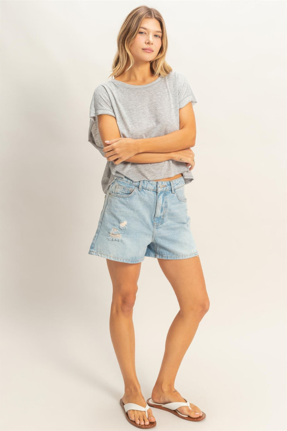 Thumbnail: Boxy Crew Neck Top