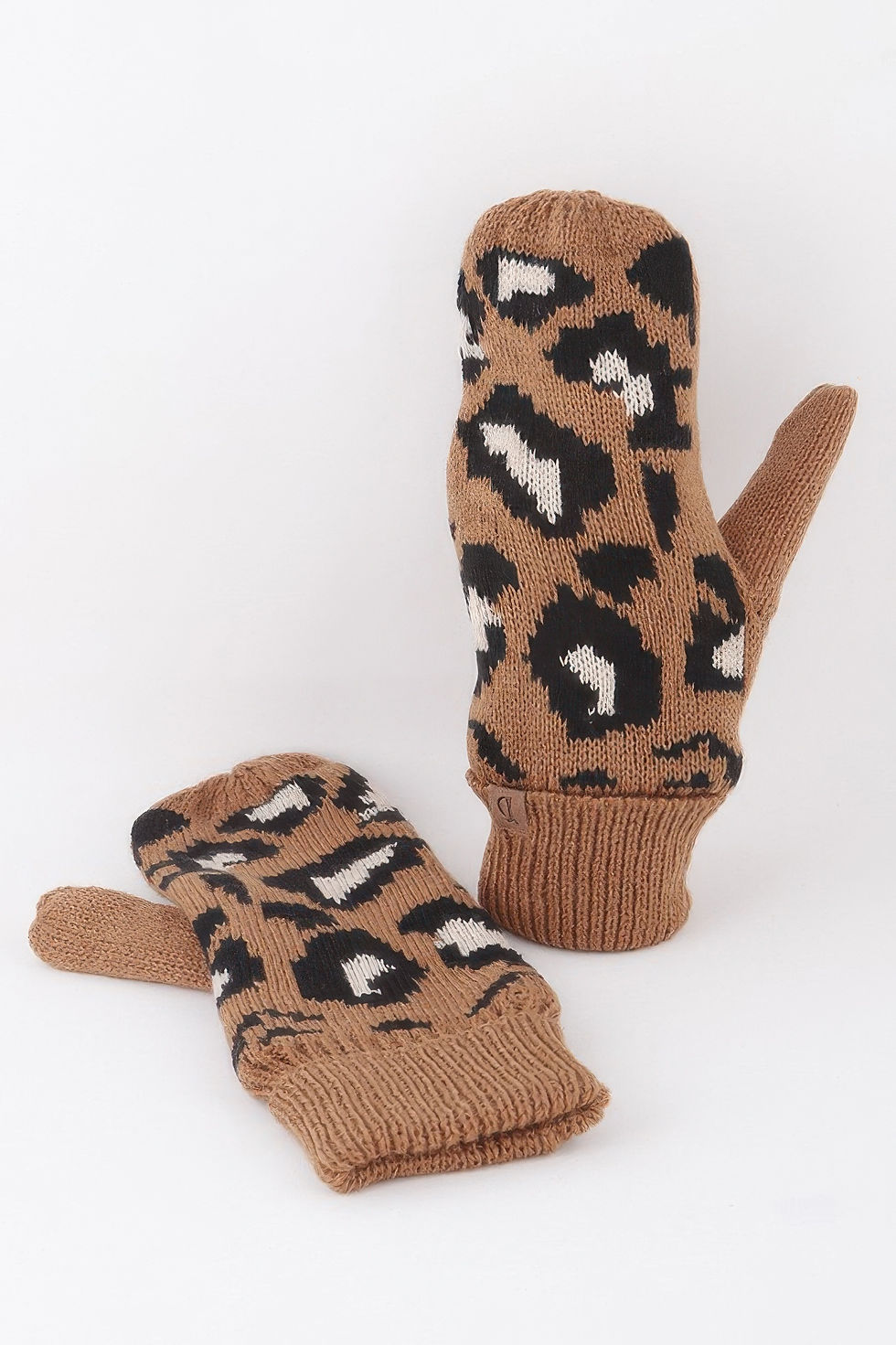 Thumbnail: Leopard Print Mittens 