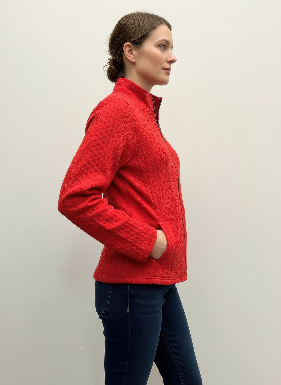 Thumbnail: Onque Casual Textured Jacket      