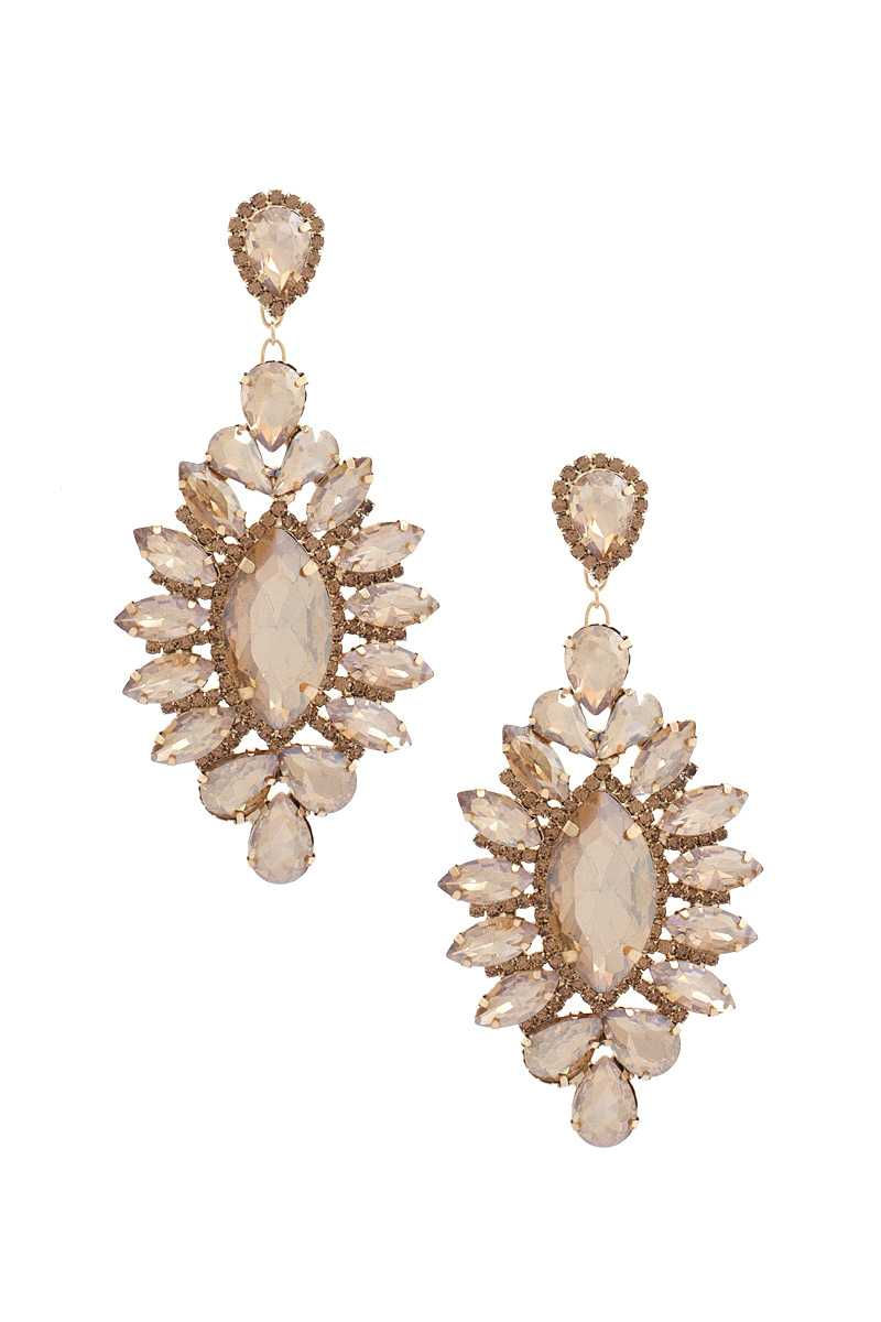 Thumbnail: Marquise Rhinestone Dangle Earring