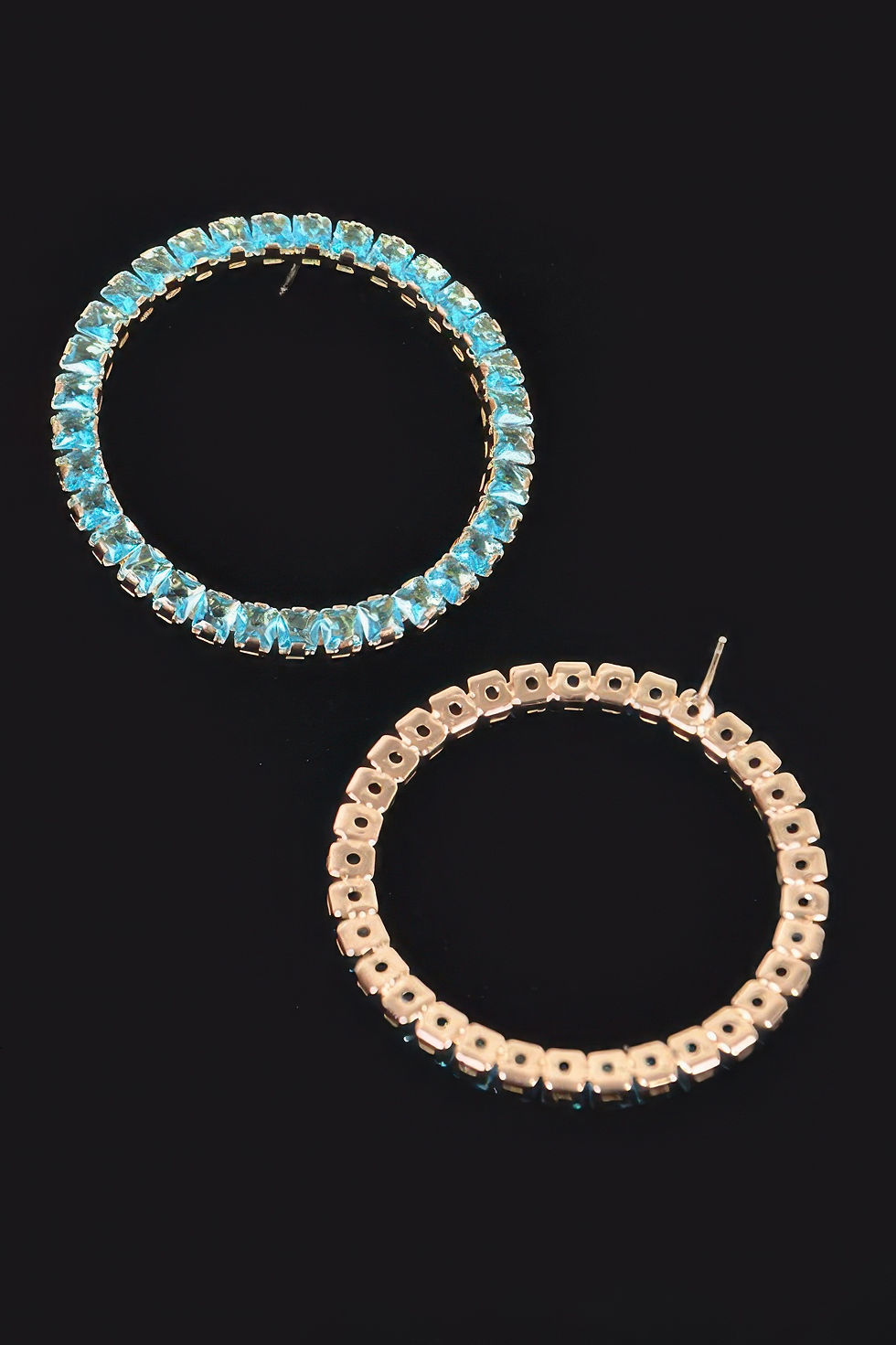 Thumbnail: Rhinestone Round Earring