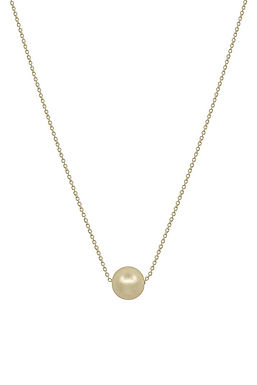 Metal Chain Pearl Pendant Necklace