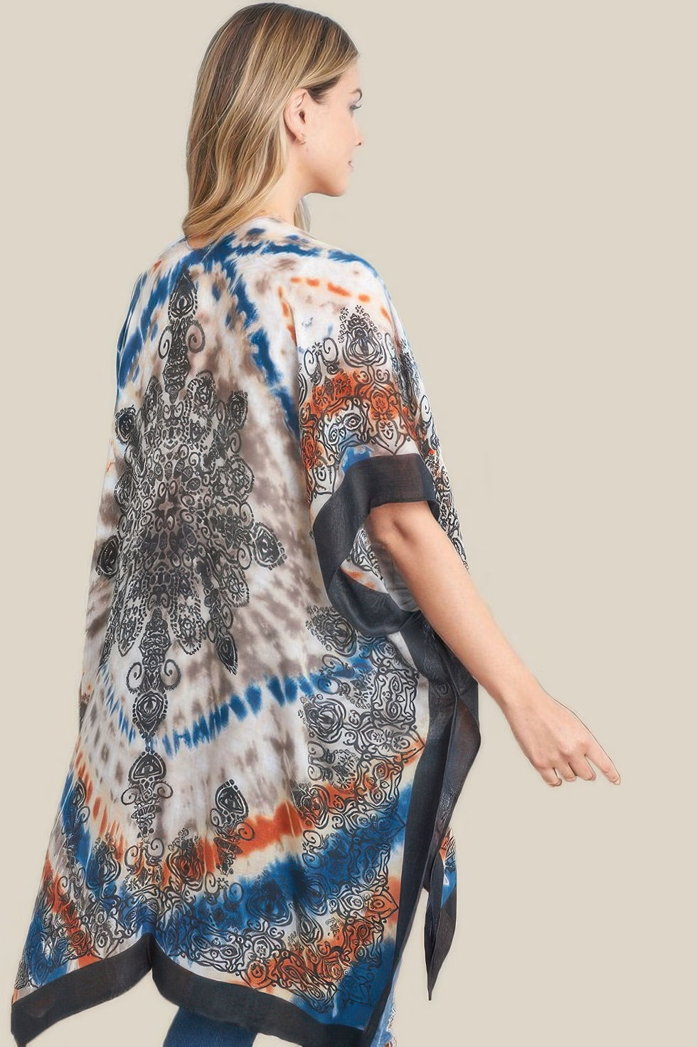 Thumbnail: Tie Dye Boho Kimono 