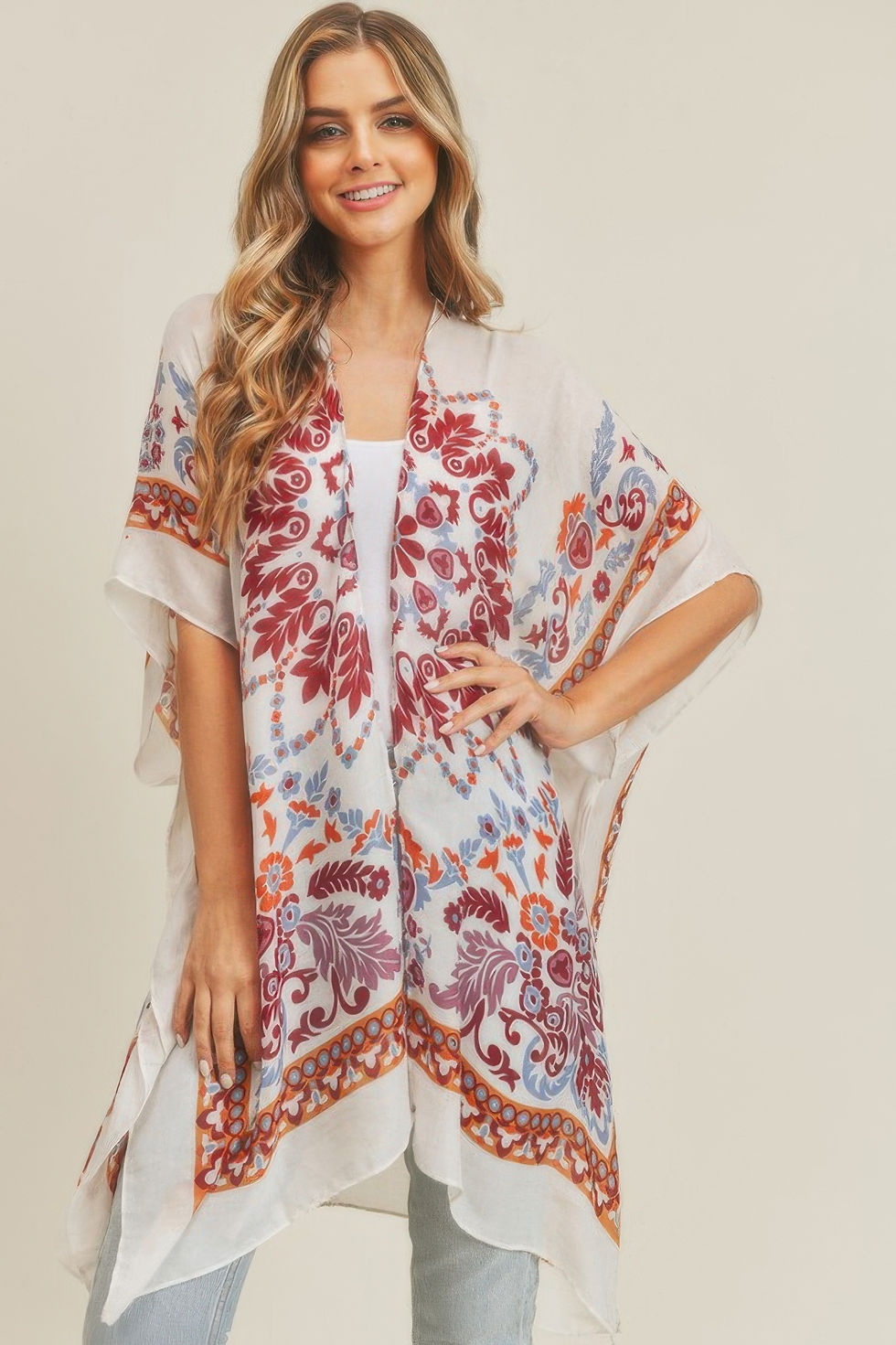 Thumbnail: Bohemian Print Kimono 