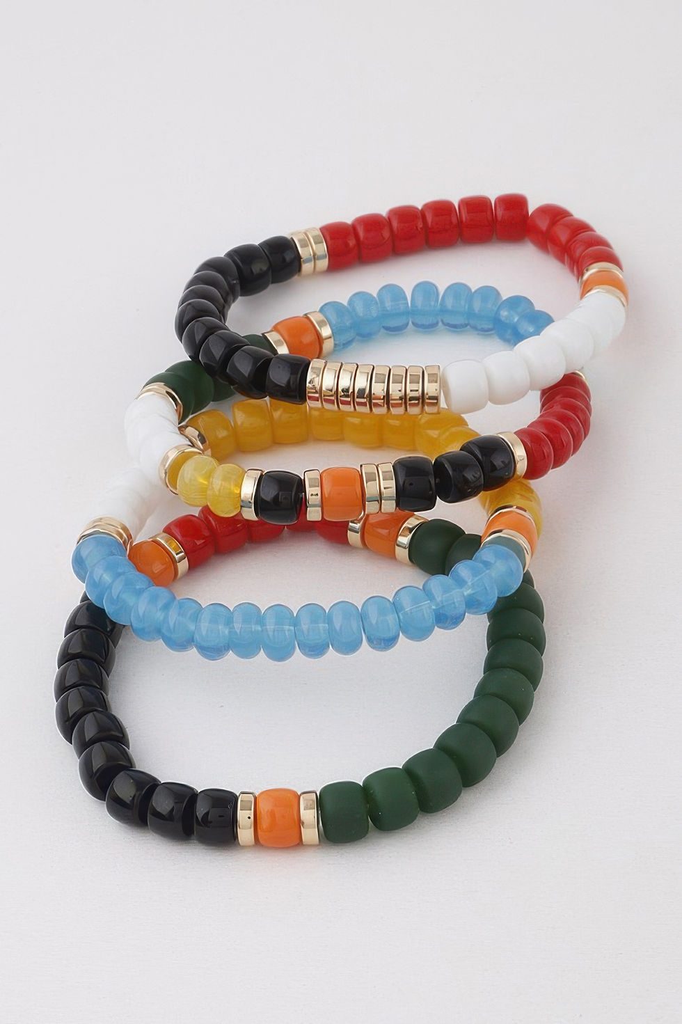 Thumbnail: Multi Color Beaded Bracelets