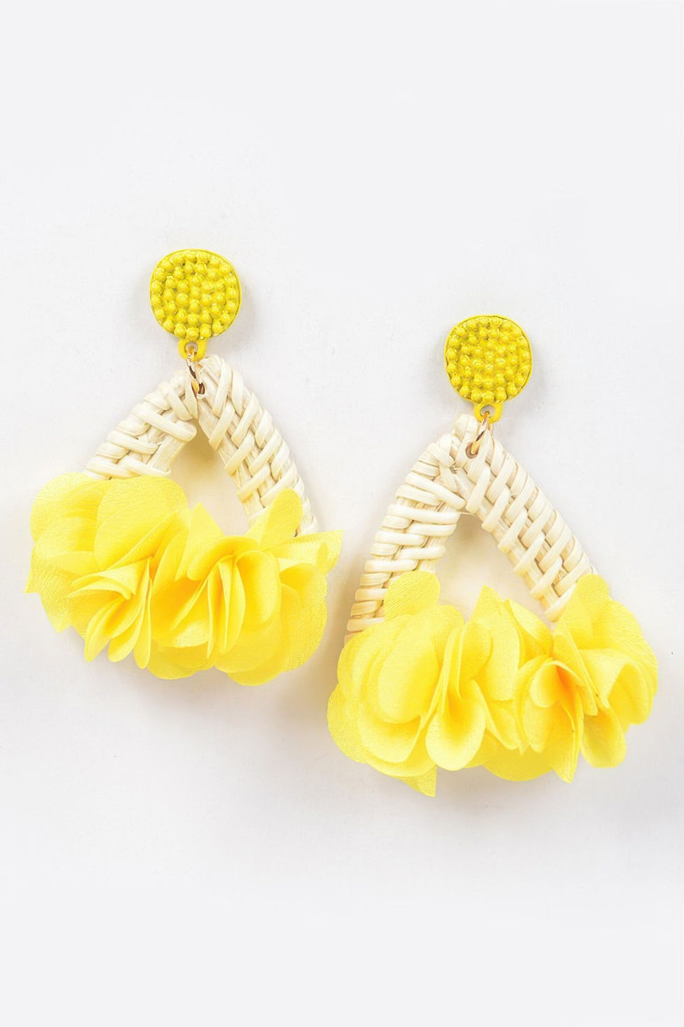 Thumbnail: Flower Bamboo Earring