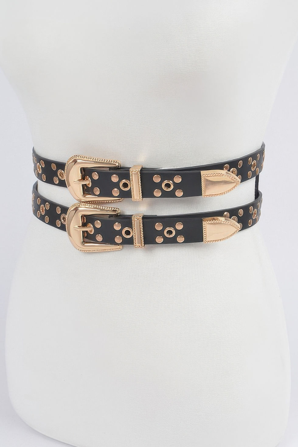 Thumbnail: Studded Two In One Waist Belt 