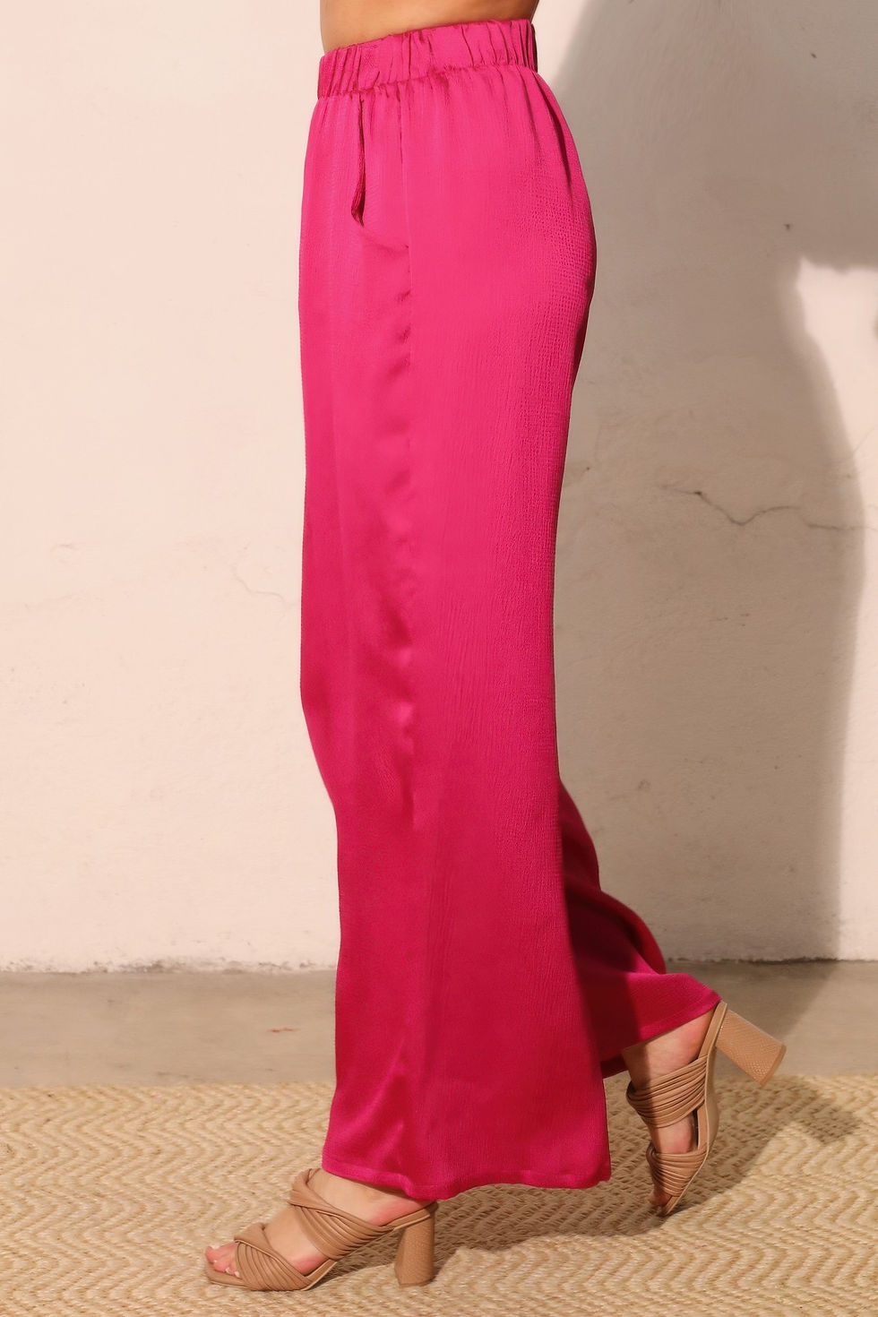 Thumbnail: Hammered Satin Pocket Pants
