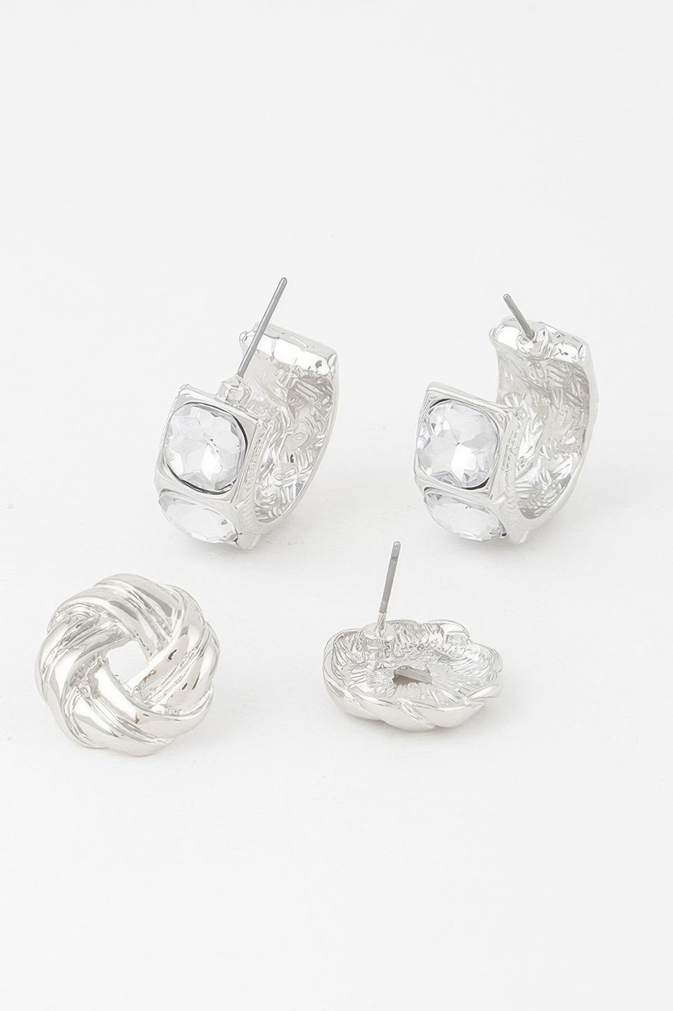 Thumbnail: Embellished Zircon Earrings Set