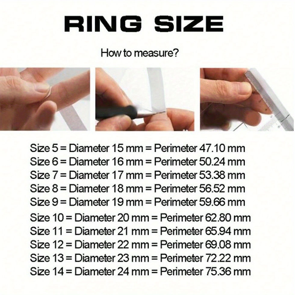 Thumbnail: 10MM Cubic Zirconia Luxury Wedding Band Ring for Women - 925 Silver Plated, Gli