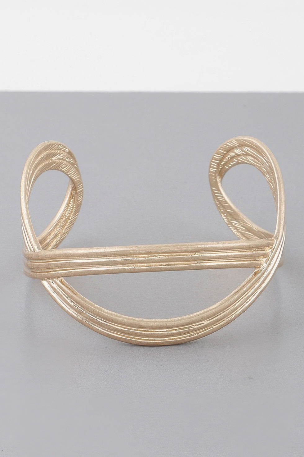 Thumbnail: Twisted Open Cuff Bracelet
