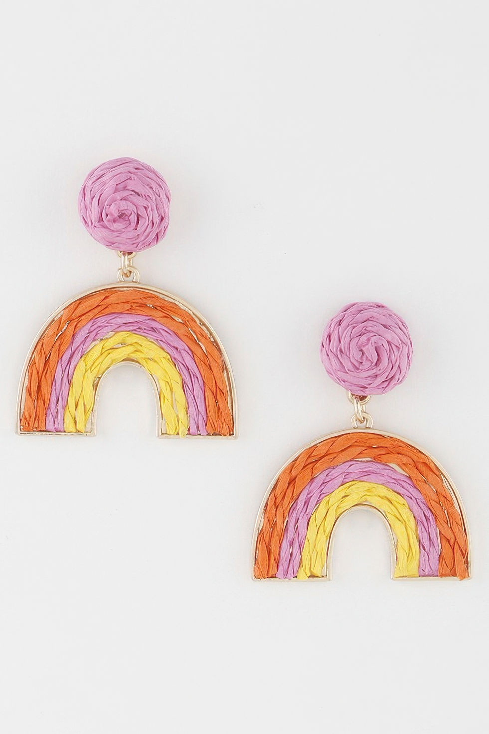 Thumbnail: Triple Twisted Rainbow Earrings