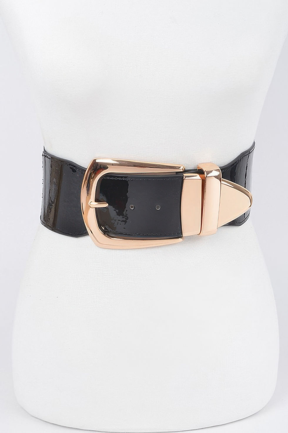 Thumbnail: Multi Metal Plus Size Enamel Belt
