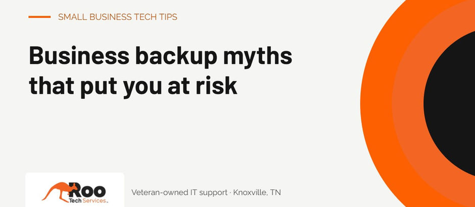Business Backup Myths That Put Small Businesses at Risk
