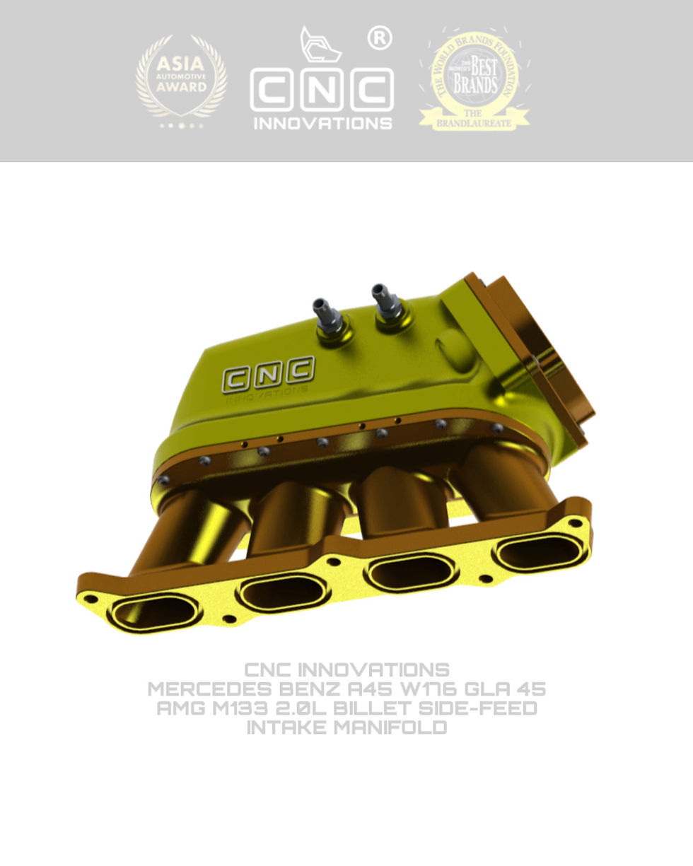 Thumbnail: MERCEDES BENZ A45 W176 GLA 45 AMG M133 2.0L BILLET SIDE-FEED INTAKE MANIFOLD