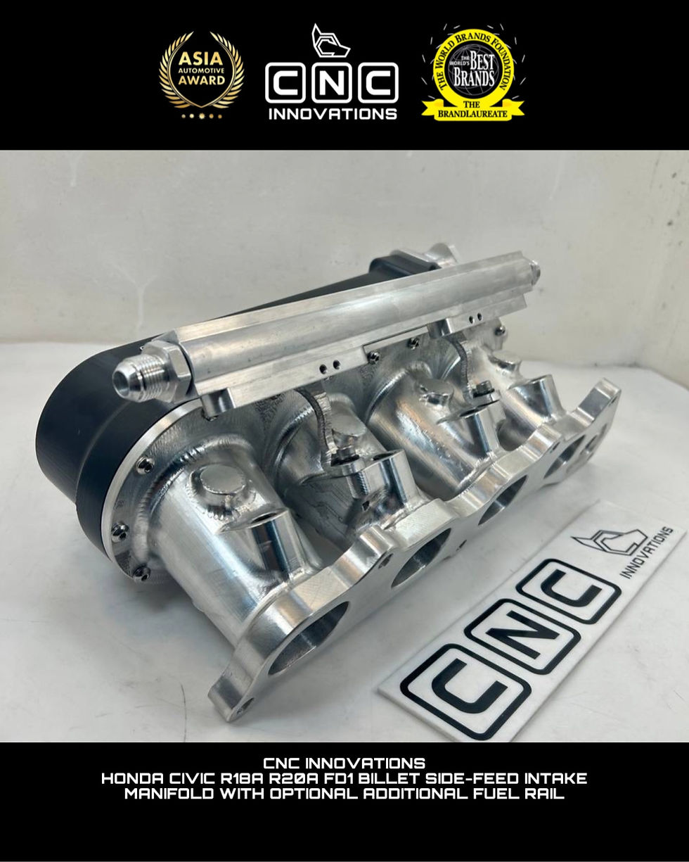 Thumbnail: HONDA CIVIC R18 R20 R18A R20A FD1 SIDE-FEED INTAKE MANIFOLD WITH OPTIONAL ADD
