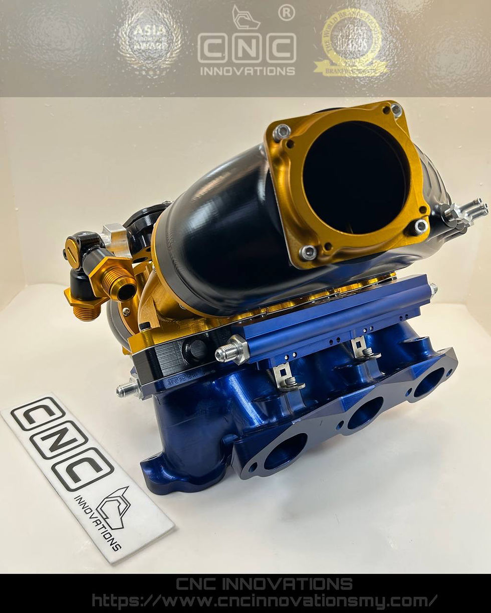Thumbnail: NISSAN VQ37VHR & HR (370Z / G37) VHR TO R35 GTR INTAKE CONVERSION KIT SET  12 in
