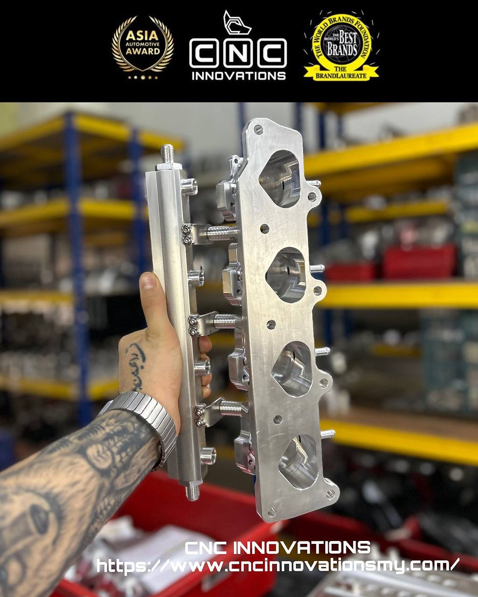 Thumbnail: TOYOTA 4AGE 20V BLACKTOP ANGLED UPWARD ITB ADAPTER