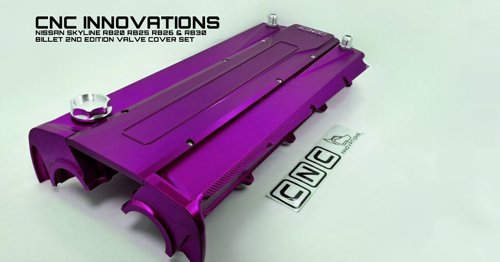 Thumbnail: NISSAN SKYLINE RB20 RB25 RB26 & RB30 BILLET 2ND EDITION VALVE COVER SET