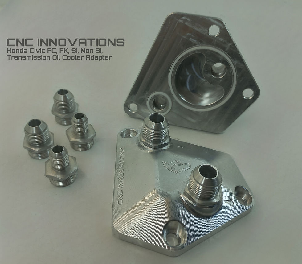 Thumbnail: Honda Civic FC, FK, SI, Non SI, Transmission Oil Cooler Adapter