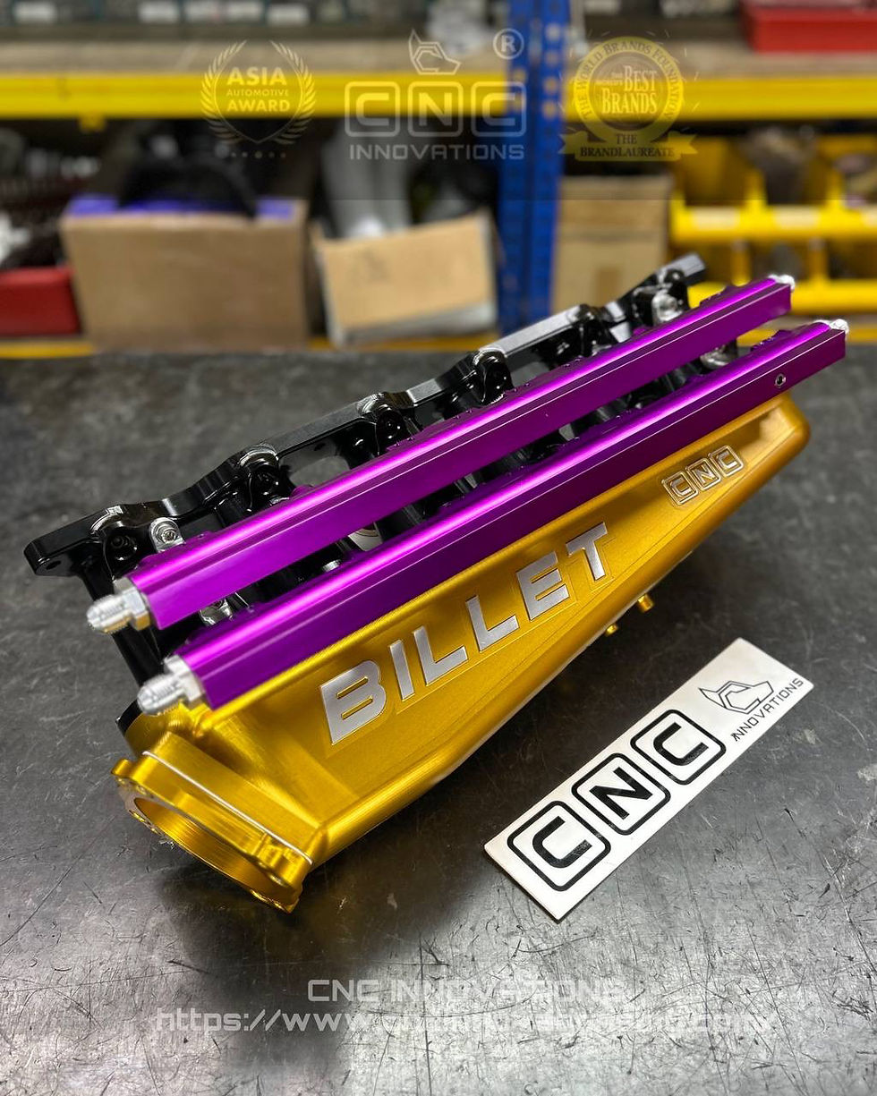 Thumbnail: TOYOTA 1JZ 1JZ-GTE BILLET INTAKE MANIFOLD (optional 6 or 12 Injectors)