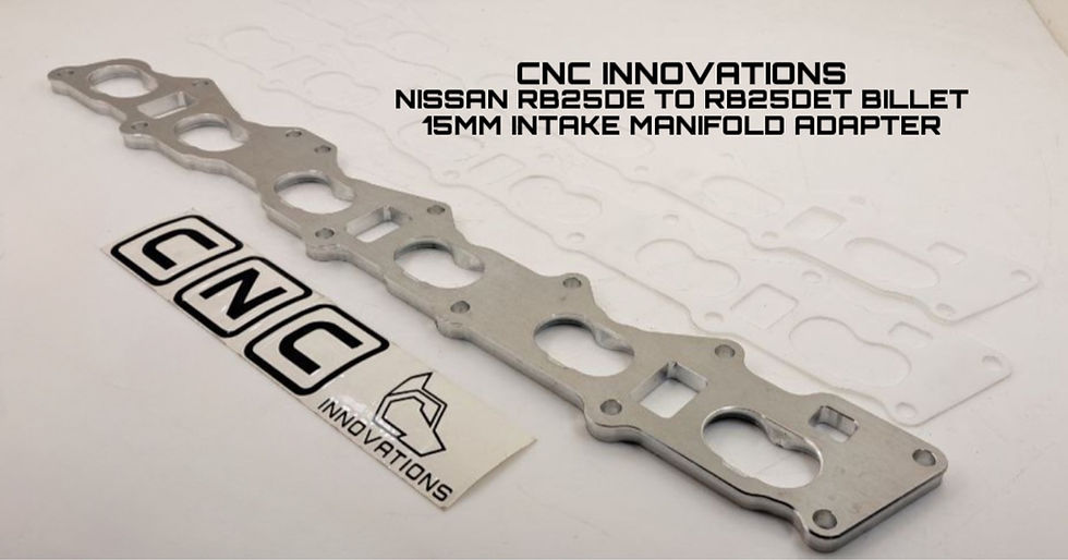 Thumbnail: NISSAN RB25 RB25DE TO RB25DET BILLET INTAKE MANIFOLD ADAPTER