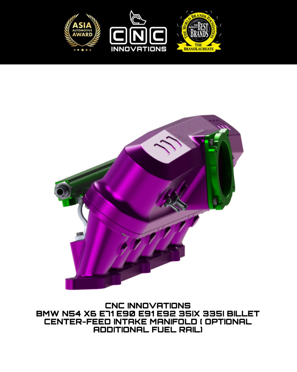 Thumbnail: BMW N54 X6 E71 E90 E91 E92 35IX 335I BILLET CENTER-FEED INTAKE MANIFOLD ( OPTION