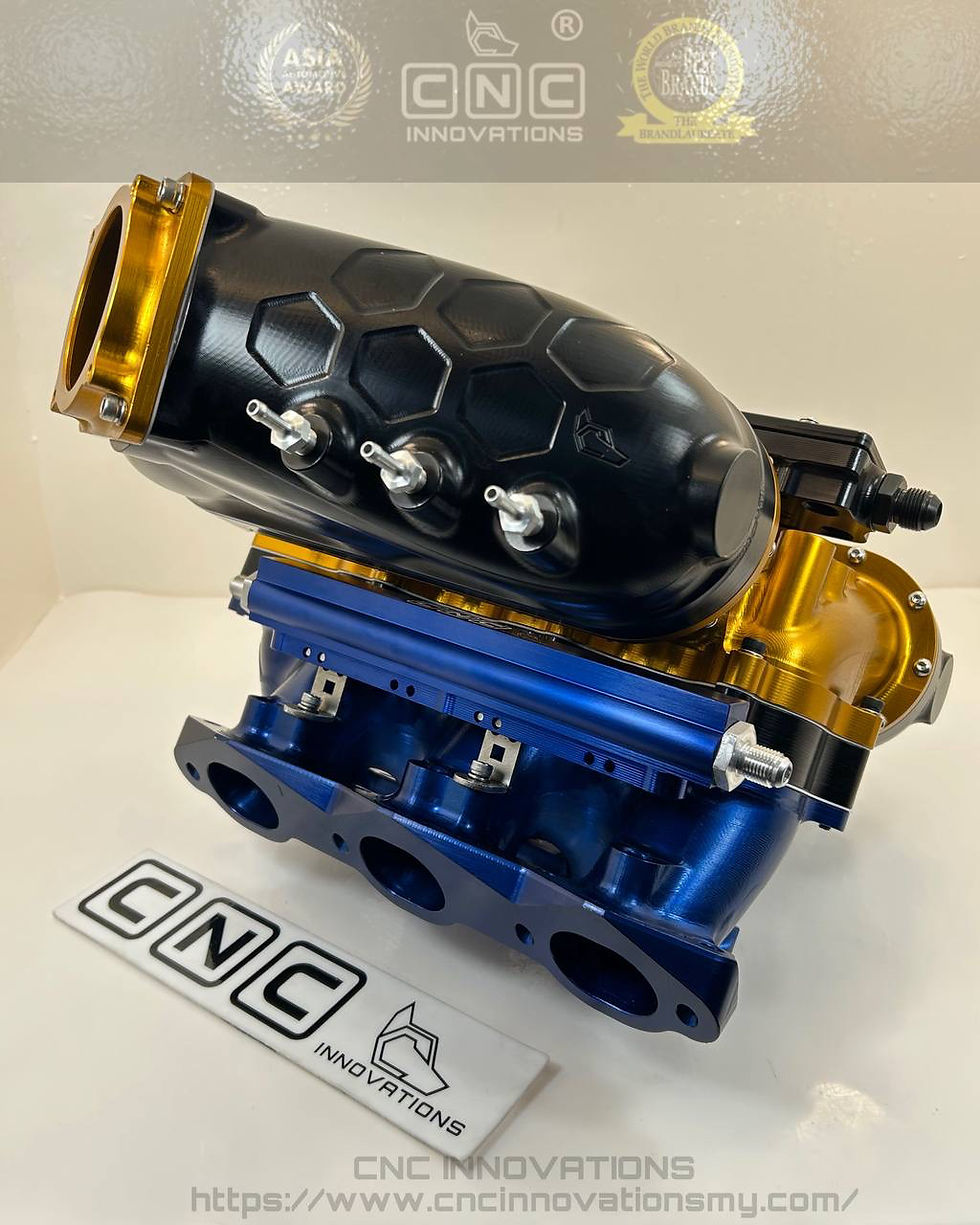 Thumbnail: NISSAN VQ37VHR & HR (370Z / G37) VHR TO R35 GTR INTAKE CONVERSION KIT SET  12 in