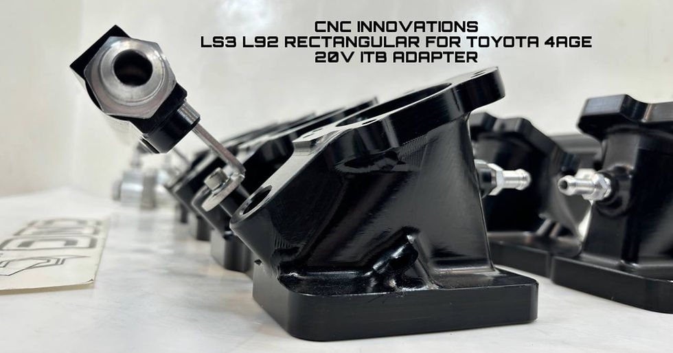 Thumbnail: LS1 LS2 LS6 CATHEDRAL TO TOYOTA 4AGE 20V ID52MM ITB ADAPTER
