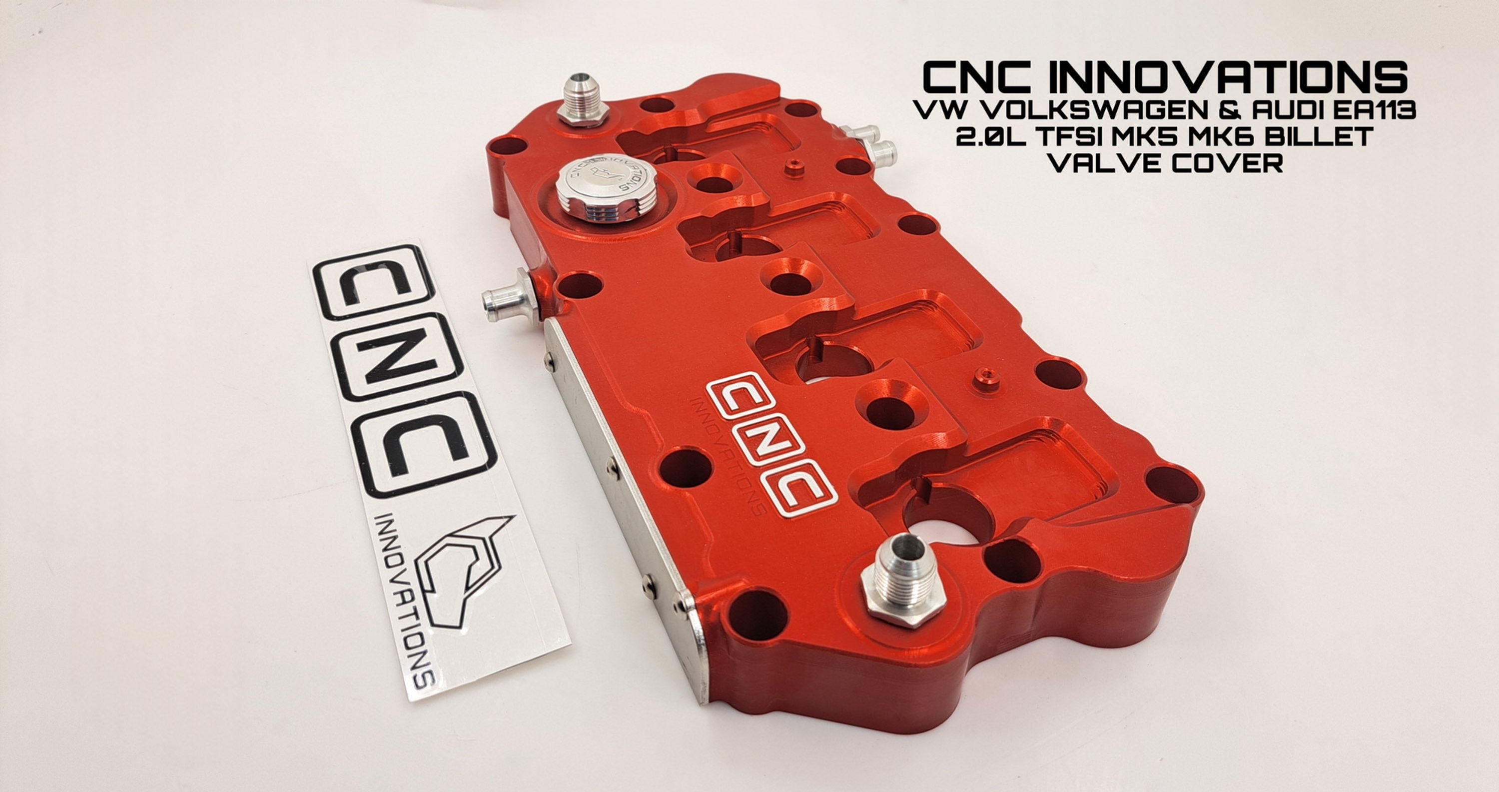 VW VOLKSWAGEN & AUDI EA113 2.0L TFSI MK5 MK6 BILLET VALVE COVER