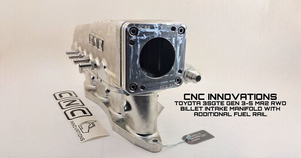 Thumbnail: TOYOTA 3SGTE GEN 3-5 MR2 RWD BILLET INTAKE MANIFOLD WITH ADDITIONAL FUEL RAIL