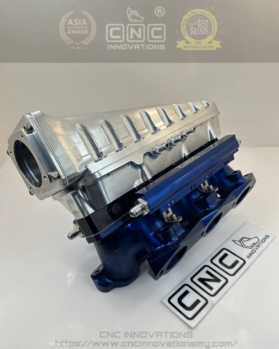 Thumbnail: NISSAN VQ37VHR 370Z / G37 VQ35HR & VHR FRONT FACING SINGLE THROTTLE INTAKE SET