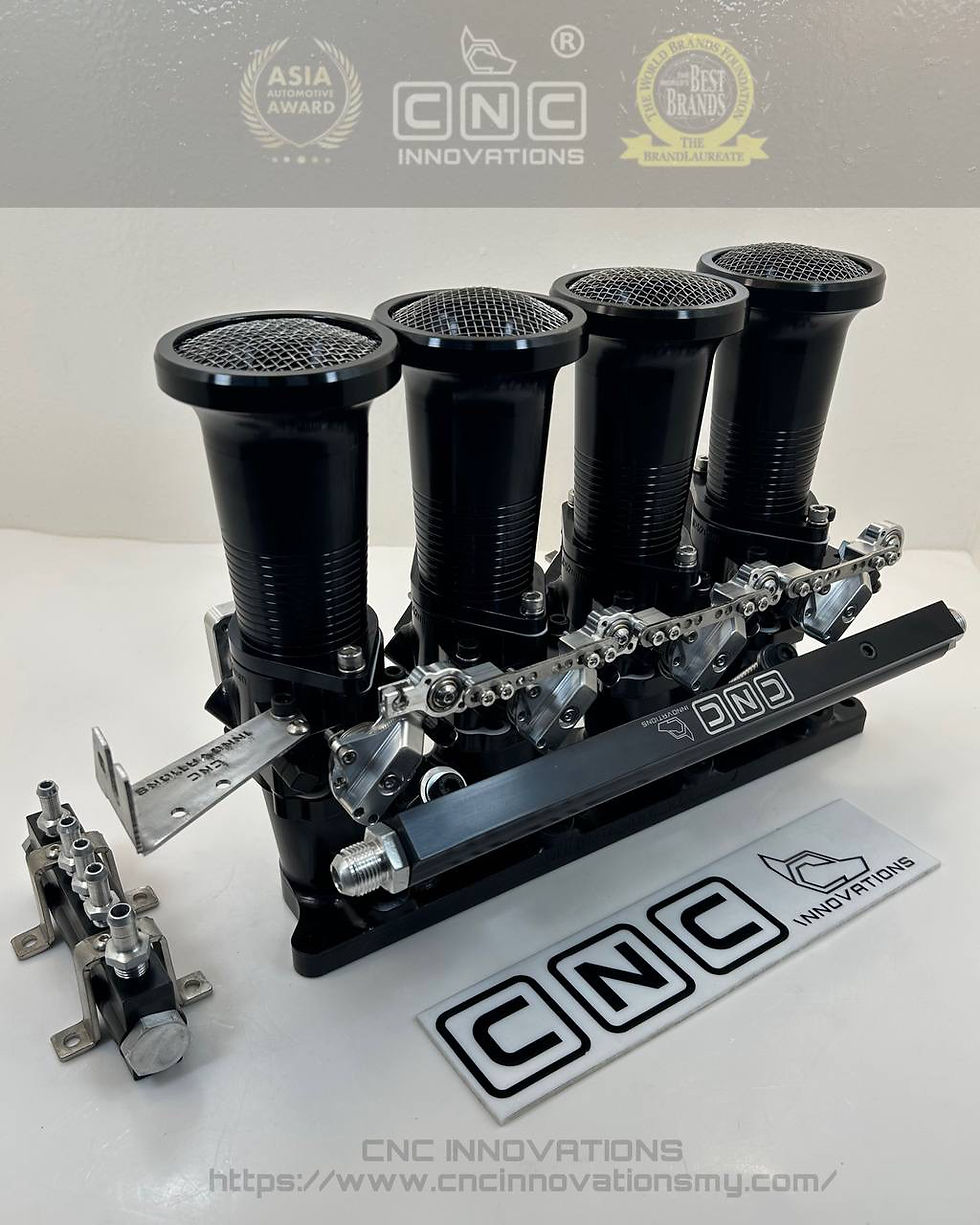 Thumbnail: HONDA K20 K24 EP3 DC5 BILLET ITB SET 