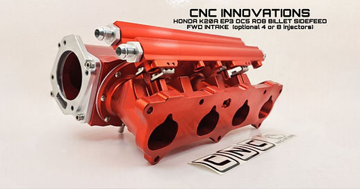 HONDA K20A EP3 DC5 RD8 BILLET SIDEFEED FWD INTAKE (optional 4 or 8