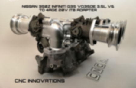NISSAN 350Z INFINITI G35 VQ35DE 3.5L V6 TO 4AGE 20V ITB ADAPTER