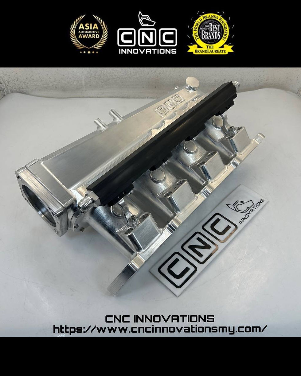 Thumbnail: MITSUBISHI 4G63 VR4 DSM G1 TWIN INJECTORS BILLET INTAKE MANIFOLD